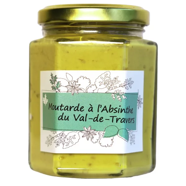 Moutarde à l'absinthe du Val-de-Travers