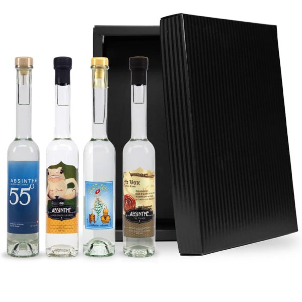 Coffret dégustation Absinthes Anisées 4 x 10 cl