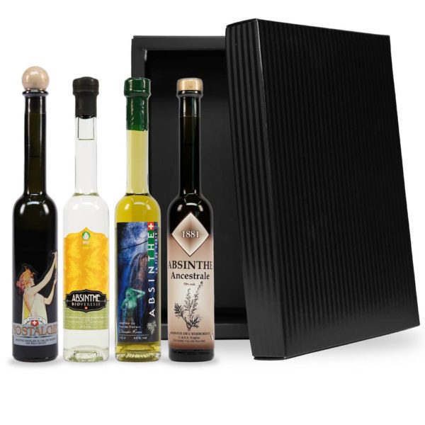 Coffret dégustation Absinthes Spéciales 4 x 10 cl